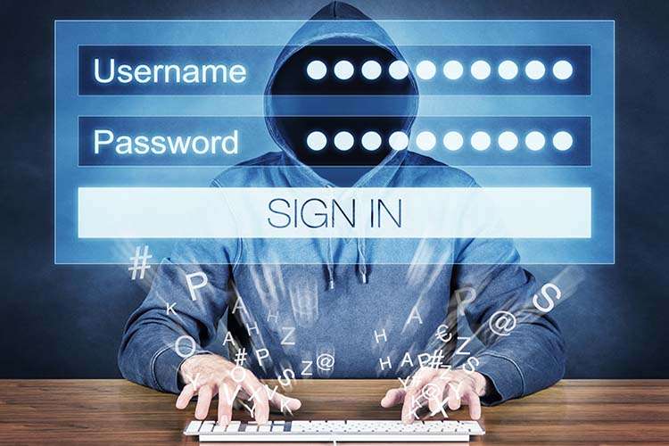 User resetting password on secure login screen