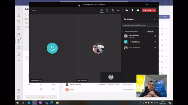 How to add a participant to a phone call in Teams