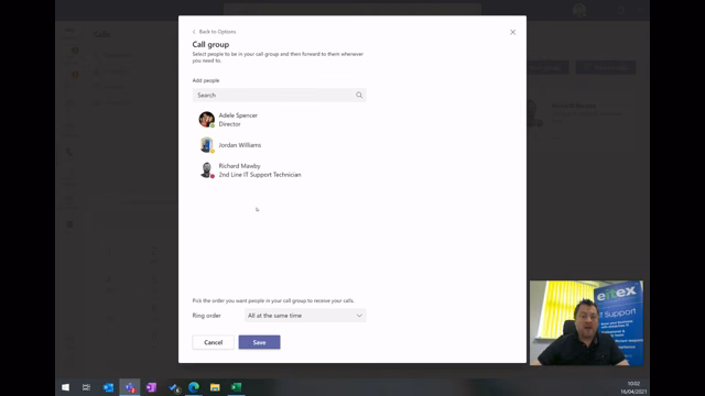 How to set call forwarding options