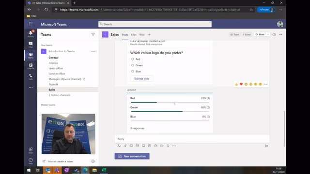 Create a poll or vote