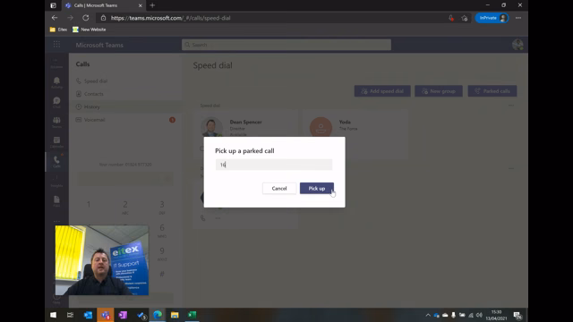 How to Park and Retrieve Phone Calls on Teams