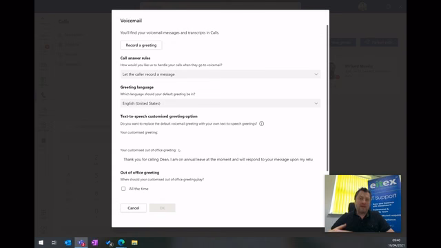 How to record a voicemail greeting