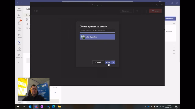 How to transfer a call in Microsoft Teams
